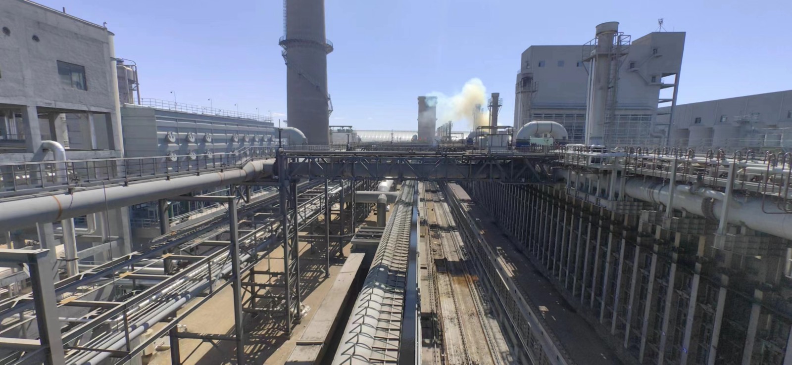 公司承建的新疆大安能源有限公司第二座焦炉顺利投产
